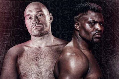 Tyson Fury Vs Francis Ngannou Fight Wbc Heavyweight Champ Ex Ufc My