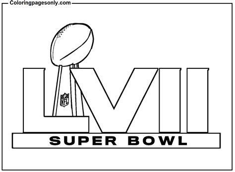 Super Bowl Lvii Coloring Page Free Printable Coloring Pages