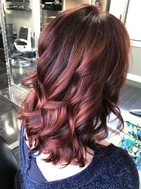 Amazing Fall Red Hair Color Silk Press Natural Hair Hair Color Fall