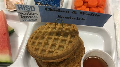 Chicken And Waffles Hisd Introduces New School Meals Abc13 Houston