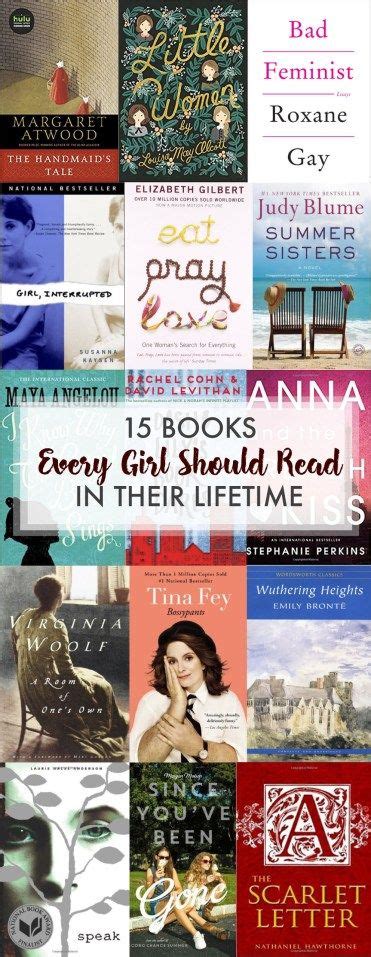 15 Books Every Girl Should Read In Their Lifetime Society19 Books