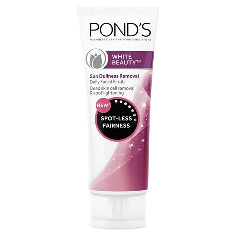 Ponds White Beauty Sun Dullness Removal Daily Facial Scrub 100 G