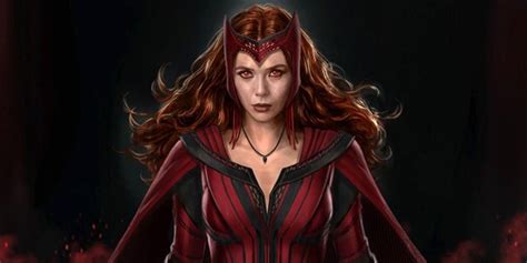 Elizabeth Olsen Scarlet Witch Concept Art