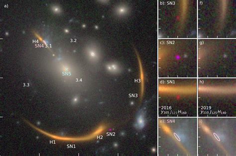 Hubble Observes Multiply Imaged Gravitationally Lensed Supernova