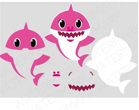 Baby Shark Layered Svg Free For Silhouette Layered SVG Cut File