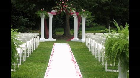 Outdoor Wedding Ceremony Decoration Ideas On A Budget