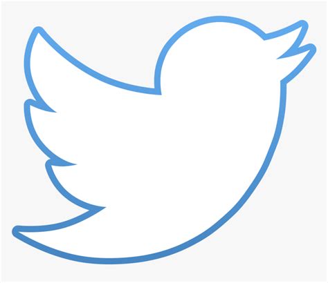 Twitter Bird Logo Outline Emblem Hd Png Download Kindpng