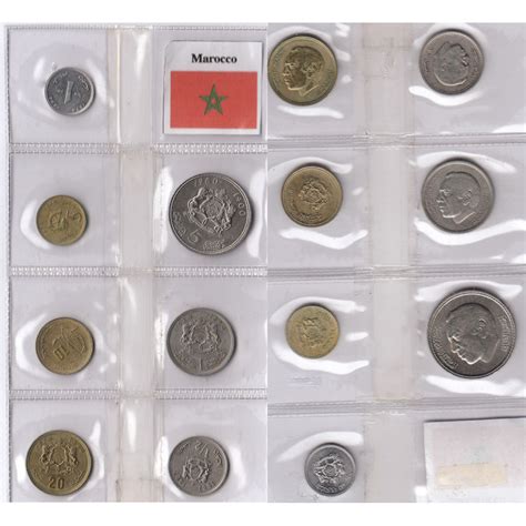 Marocco Serie 7 Monete Anni Misti In Buona Conservazione Marocco Serie