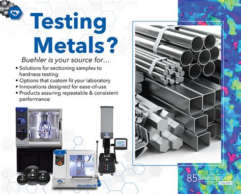 Buehler Metallography Equipment And Supplies For Sample Preparation