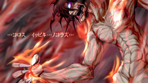 Wallpaper Anime Boys Shingeki No Kyojin Eren Jeager Demon Comics Mythology Muscle Human