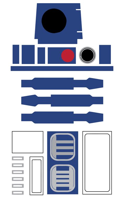 Star Wars R2 D2 Favor Bag Printable Fête Pour Enfants Fête à Thème