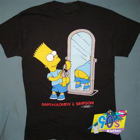 90s Outfits The Simpsons Bart Simpson Butt T Shirt 90s