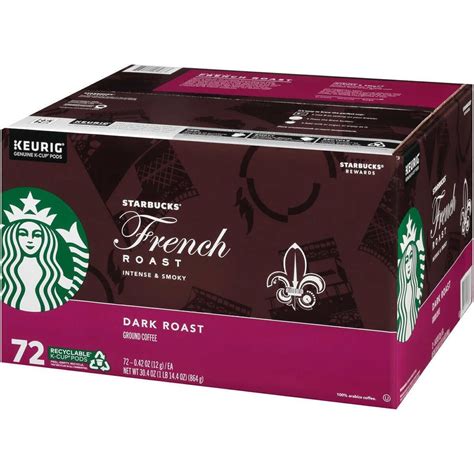 Starbucks Dark French Roast K Cup 72 Count 304 Oz 2024 Ebay