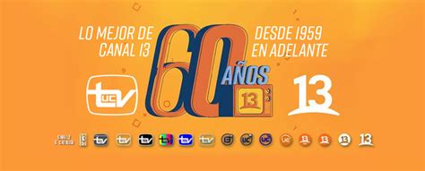 Canal 13 logo chile television, front and back covers, television, text, trademark png. Lo Mejor de Canal 13 desde 1959 #60AñosCanal13 | Canal 13 ...