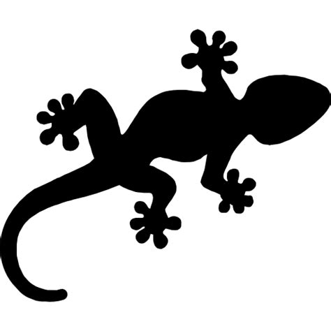 Lizard Reptile Gecko Silhouette Clip Art Lizard Png Download 512