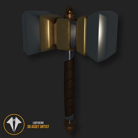 ArtStation - Paladin Inspired Hammer