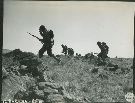 81st Infantry Division Soldiers Taking Hill During Training Exercises