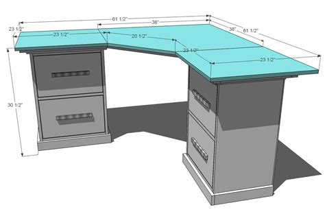 Diy Computer Desk Plans Country Desk Diy Desk Plans White Country