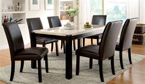 Ashley furniture lacey 7 piece rectangular dining room table set d328 $775.00 new 3 pcs faux marble pub dining set table & 2 chairs bistro kitchen breakfast black Gladstone I China Marble Table Top Dining Room Set from ...