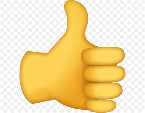 Thumb Signal Emoji Ok Clip Art Png 600x641px Thumb