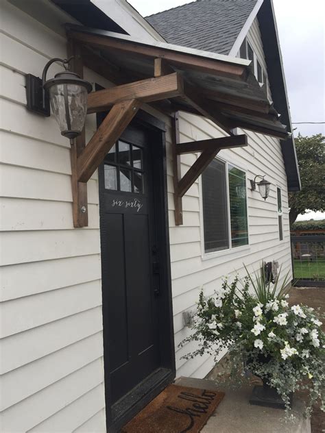Porch Overhang Front Door Awning Porch Awning Diy Awning Porch Roof