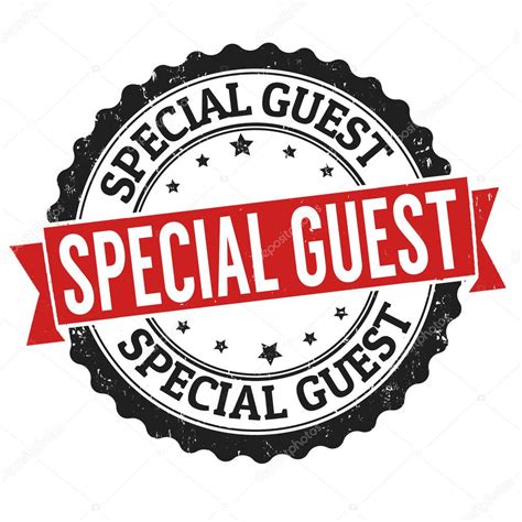 Special guest sign or stamp — Stock Vector © roxanabalint #155996920
