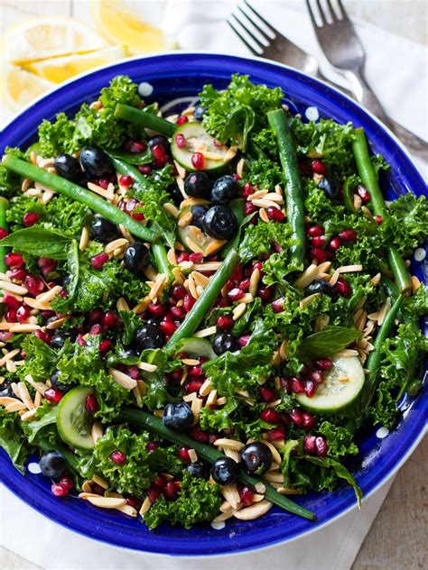 Summer Blueberry Kale Salad Nourish Every Day