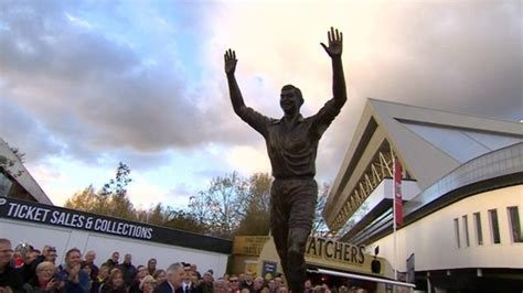 Statue Of Bristol City Player John Atyeo Unveiled Bbc News