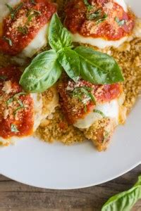 I could teach you to make your own sauce, but this is 'easy chicken parmesan and that wouldn't be easy. Easy Chicken Parmesan With Toasted Panko - Lovely Little ...