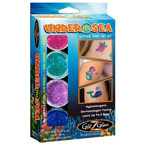 Under The Sea Glitter Tattoo Kit Glitzglam