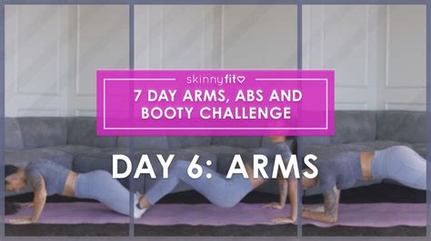 Arms Arms Abs And Booty 7 Day Challenge Day 6 Youtube