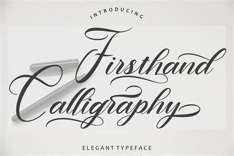 Firsthand Calligraphy Font Download Fonts