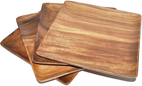 Dinner Food Serving Natural Wood Plates Buy Wood Plate Wholesale