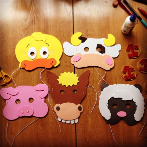 Printable Farm Animal Masks For Kids Artofit
