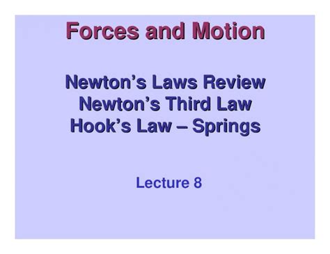 Pdf Forces And Motion Courses Physics Ucsd Educourses Physics Ucsd