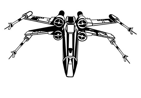 X-wing SVG Digital Download PNG Xwing Starfighter - Etsy UK