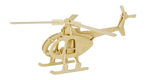 3d Wooden Puzzle Helicopter Model Creative Puzzle Model Kits Diy Toys