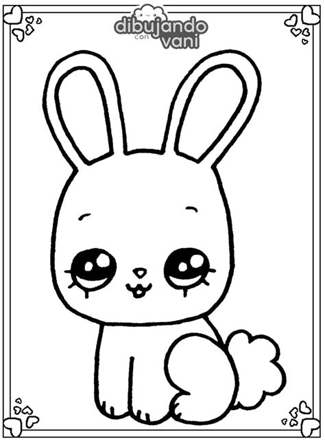 Dibujo De Un Conejo Para Imprimir Y Colorear Dibujando Con Vani Images