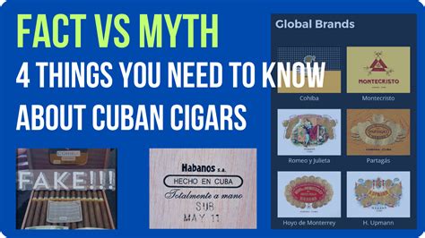 Fact Vs Myth 4 Things You Need To Know About Cuban Cigars Cigars Cigars Cigars