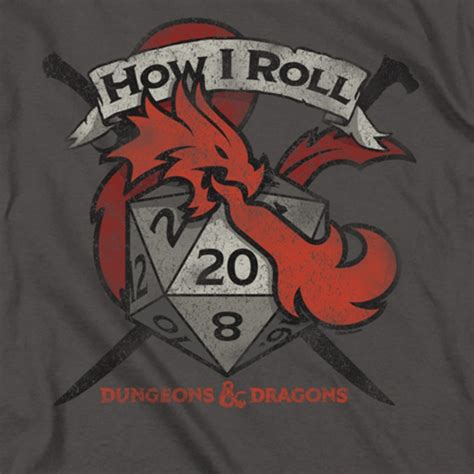 How I Roll Dungeons And Dragons T Shirt