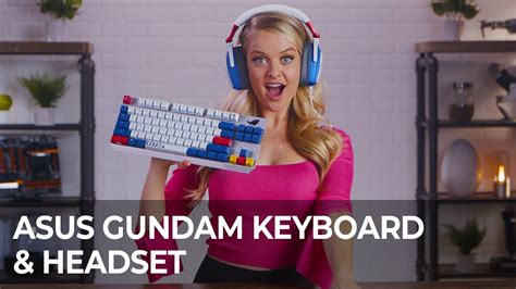 Unbox This Asus Rog Delta Gundam Edition Gaming Headset And Keyboard