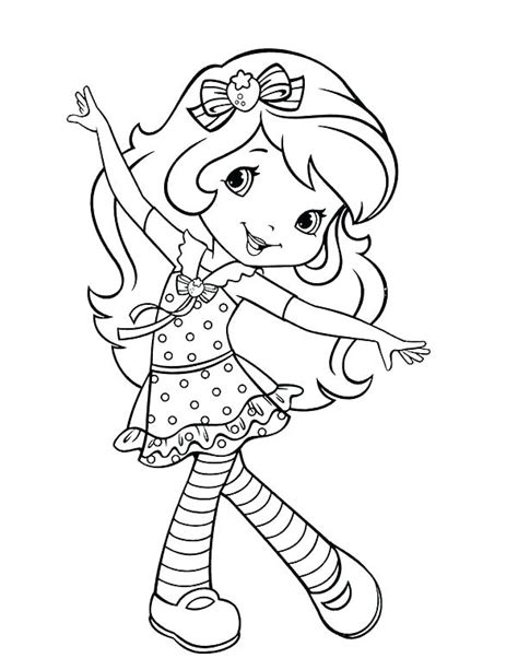 Cherry jam jammin strawberry shortcake and friends coloring pages. Strawberry Shortcake Cherry Jam Coloring Pages at ...