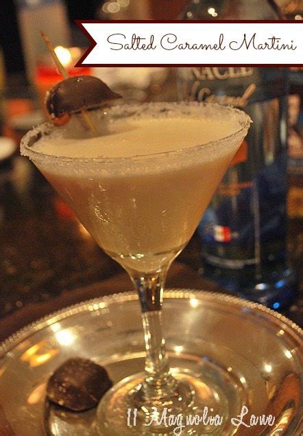Meanwhile, scrape the cream cheese into a bowl with 3 tbsp of the caramel sauce, the vanilla, sugar and flour, and beat until smooth. Salted Caramel Martini Drink Recipe | 11 Magnolia Lane