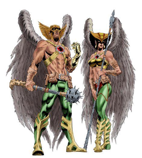 Hawkman And Hawkgirl Arte Dc Comics Dc Comics Superheroes Dc Comics