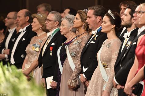 Swedish Royals Assemble For Nobel Prize Ceremony Daily Mail Online