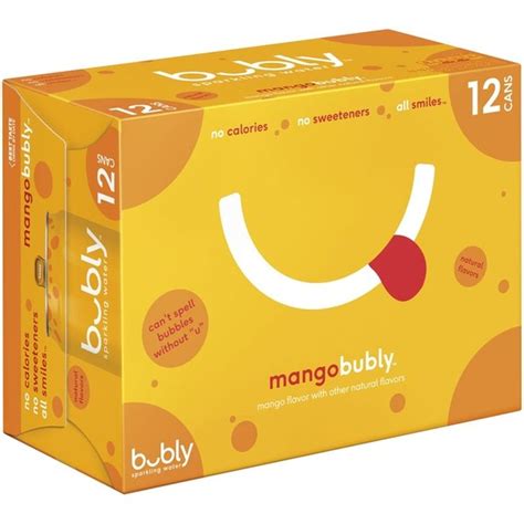 Bubly Sparkling Water Mango 12 Fl Oz From Marianos Instacart