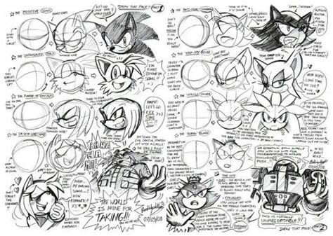How To Draw Sonic Characters How To Draw Sonic Drawings Sonic