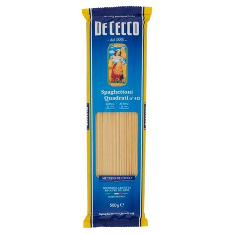 Spaghettoni Quadrati N° 413 Pasta De Cecco 500gr Italy Food Shop
