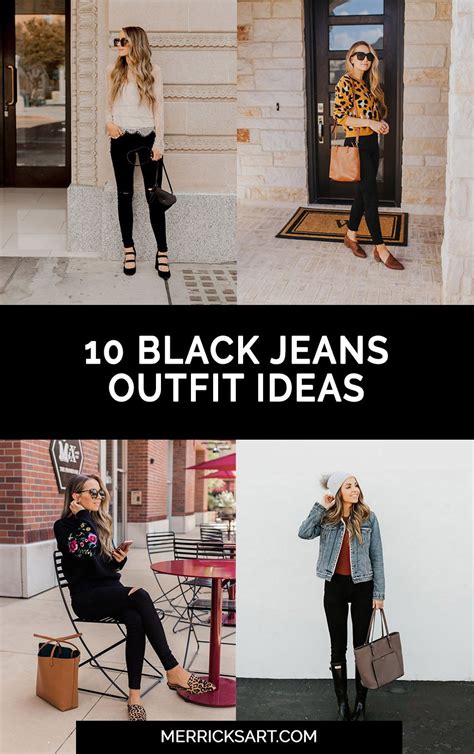 Cute Outfits With Black Jeans 10 Black Jeans Outfits To Copy