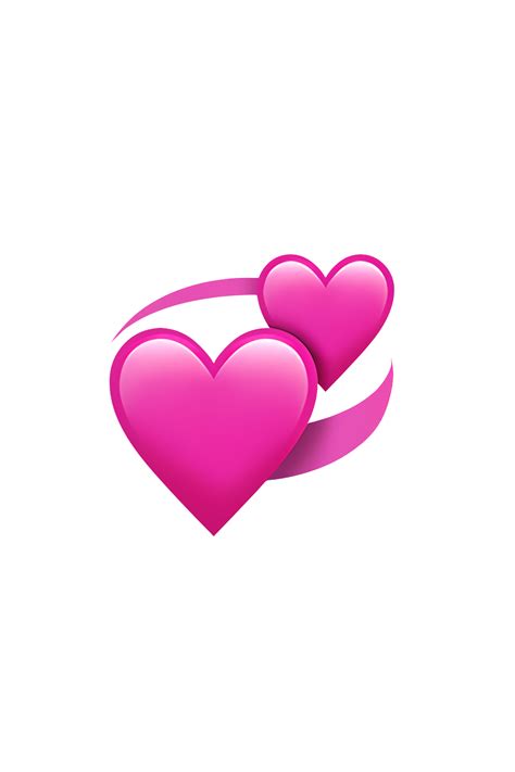 💞 Revolving Hearts Emoji Heart Emoji Emoji Stickers Iphone Pink